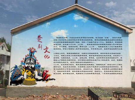 元阳如何进行墙体彩绘制作