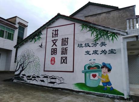 元阳墙绘是现在流行的墙体广告