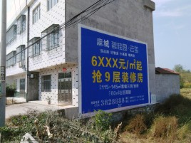 元阳墙体广告质量分析